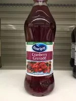 Quantité de sucre dans Ocean Spray Cranberry & Grenade