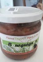 Sucre et nutriments contenus dans Ferme chapus pierre flo