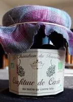 İçindeki şeker miktarı Confiture de cassis