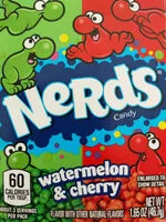 Cantidad de azúcar en Watermelon and Cherry Nerds