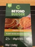 Sokerin määrä sisällä Beyond burger chicken style