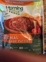 入っている砂糖の量 Sausage Patty