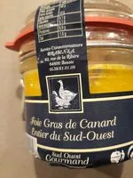 Sucre et nutriments contenus dans Sud ouest gourmand