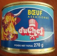 Suhkur ja toitained sees Du chef