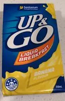 Suhkru kogus sees Banana Liquid Breakfast