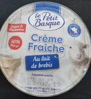 Quantité de sucre dans Crème fraiche au lait de brebis