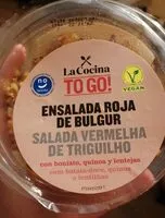 Suhkru kogus sees Ensalada roja de bulgur
