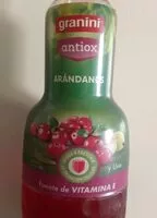 Cantidad de azúcar en Zumo de arándanos antiox