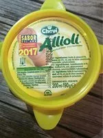 Cantidad de azúcar en Allioli