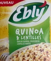 İçindeki şeker miktarı Quinoa lentilles