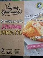 入っている砂糖の量 2 feuilletés jambon emmental