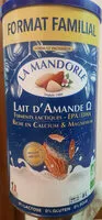 Quantité de sucre dans lait d'amande enrichi