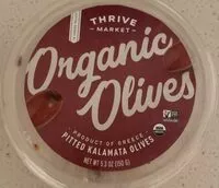 Suhkru kogus sees Organic Kalamata Olives