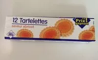 İçindeki şeker miktarı 12 tartelettes saveur abricot