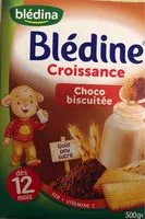 含糖量 Blédine croissance choco biscuité