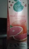 Sokerin määrä sisällä plein fruit, jus de pamplemousse rose
