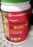 Количество сахара в Organic protein and kale