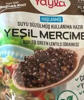 Cantidad de azúcar en Suyu süzülmüş kullanıma hazır yeşil mercimek