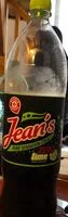 Quantité de sucre dans Jean's cola zero lime