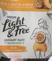 Quantité de sucre dans Light and free pêche