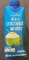 入っている砂糖の量 Coconut water