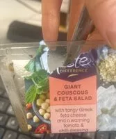Jumlah gula yang masuk Giant couscous & feta salad