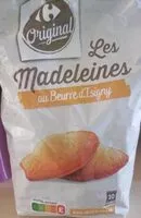 Количество сахара в Les madeleines au Beurre d'Isigny