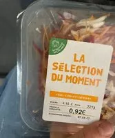 Amount of sugar in Fresh carotte chou