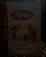 入っている砂糖の量 Gummi bears