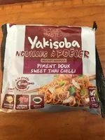 Sucre et nutriments contenus dans Noodle master