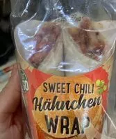 Zuckermenge drin Sweet chili hähnchen wrap