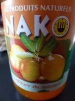 Sucre et nutriments contenus dans Nako