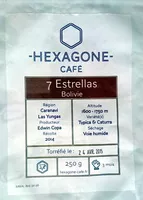 Sucre et nutriments contenus dans Hexagone cafe