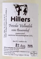 Zucker und Nährstoffe drin Hillers