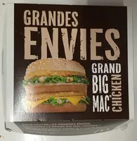 Cantidad de azúcar en Grand Big Mac Chicken