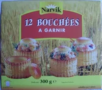 चीनी की मात्रा 12 Bouchées à Garnir 