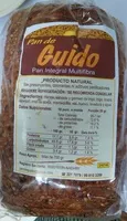 Azúcar y nutrientes en Pan de guido