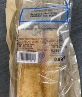 Quantité de sucre dans Baguette tradition