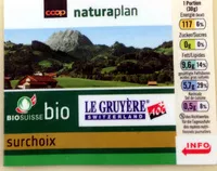 Sucre et nutriments contenus dans Le gruyere switzerland aoc