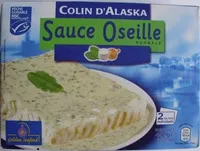 Quantité de sucre dans Colin d'Alaska Sauce Oseille, Surgelé