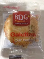 Sucre et nutriments contenus dans Bretagne desserts