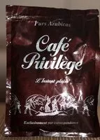 Sucre et nutriments contenus dans Cafe privilege