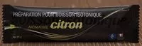 入っている砂糖の量 Préparation pour boisson isotonique aromatisée citron