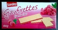 含糖量 SONDEY Gaufrettes framboise