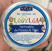 Sucre et nutriments contenus dans Les tartinables de leo lea