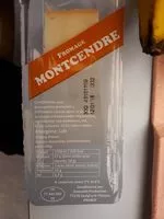 糖質や栄養素が Fromage de montcendre