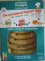 Quantité de sucre dans Les saucisses de Baptiste