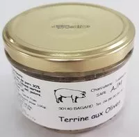 Quantité de sucre dans Terrine aux Olives