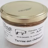 Quantité de sucre dans TERRINE AUX CHÂTAIGNES