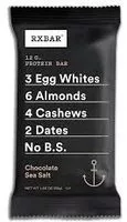 Sucre et nutriments contenus dans Rxbar